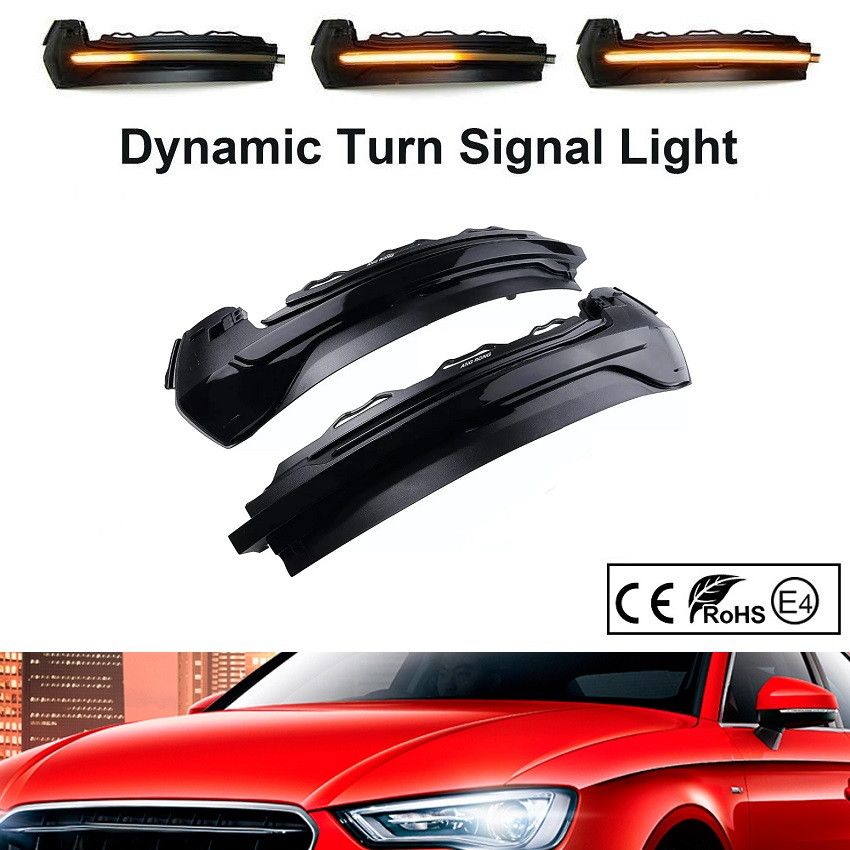 LED BOCNI DYNAMIC MIGAVCI U RETROVIZORU, TIPSKI - AUDI - SMOKE LENS PL2104M12 Beograd Zemun